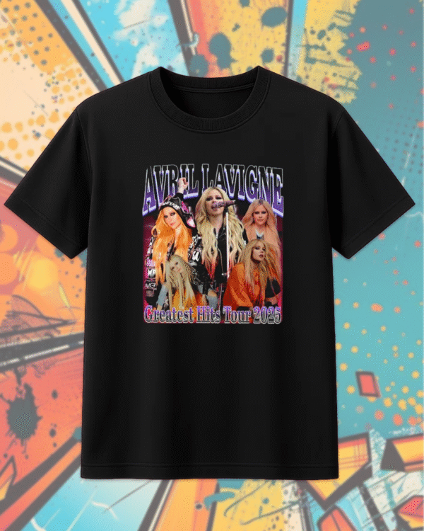 90s Vintage Avril Lavigne Bootleg T-Shirt, Sweatshirt, Long Sleeve, Tank Top, Hoodie – Avril Lavigne 2025 Tour Merch & Fan Shirt - Image 6