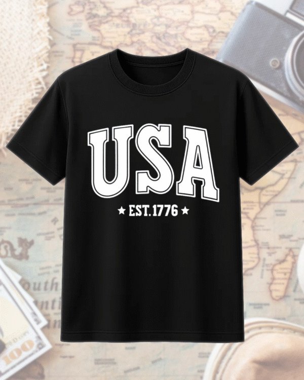 USA SVG PNG 4th of July Retro America Sublimation Design – T-Shirt, Hoodie, Sweatshirt, Long Sleeve, Tank Top - Image 6
