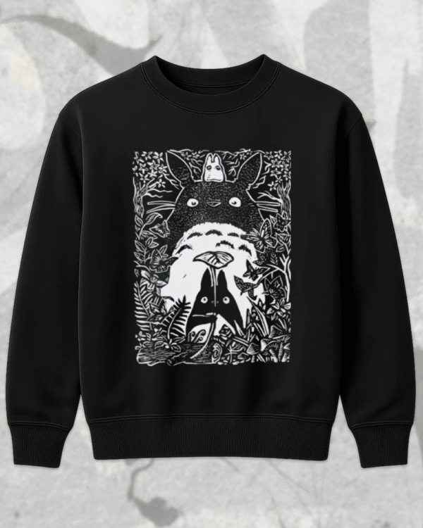 Vintage My Neighbor Totoro T-Shirt, Hoodie, Sweatshirt, Long Sleeve, Tank Top – Studio Ghibli Catbus Design for Anime Fans - Image 7