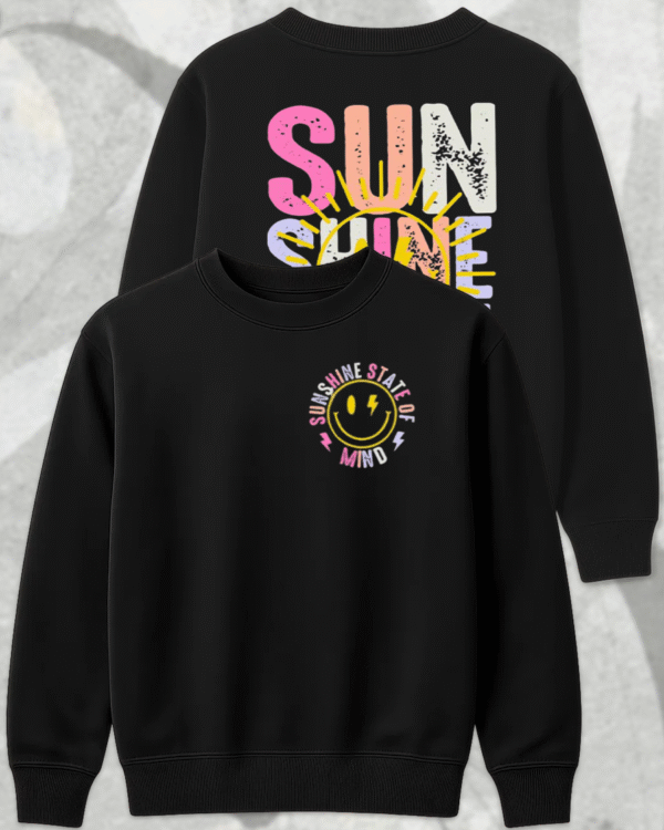 Sunshine State of Mind T-Shirt, Hoodie, Sweatshirt, Long Sleeve, Tank Top – Beach Life, Summer, Neon PNG Design
