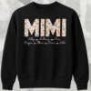 Personalized Mimi Shirt with Grandkids’ Names – Floral Custom Grandma Shirt for Mother’s Day