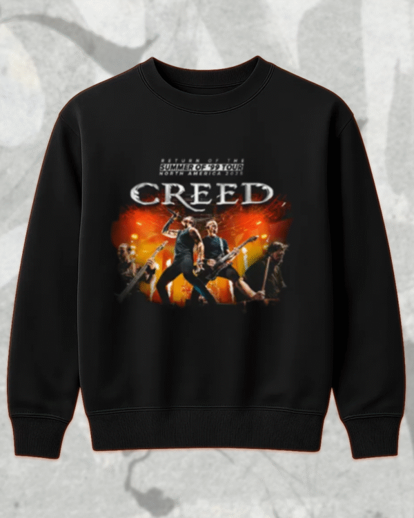 Creed Band 2025 Tour Summer of ’99 T-Shirt, Hoodie, Sweatshirt, Long Sleeve, Tank Top – Official Concert Merch & Fan Gift - Image 7