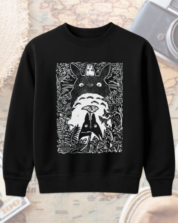 Vintage My Neighbor Totoro T-Shirt, Hoodie, Sweatshirt, Long Sleeve, Tank Top – Studio Ghibli Catbus Design for Anime Fans - Image 8