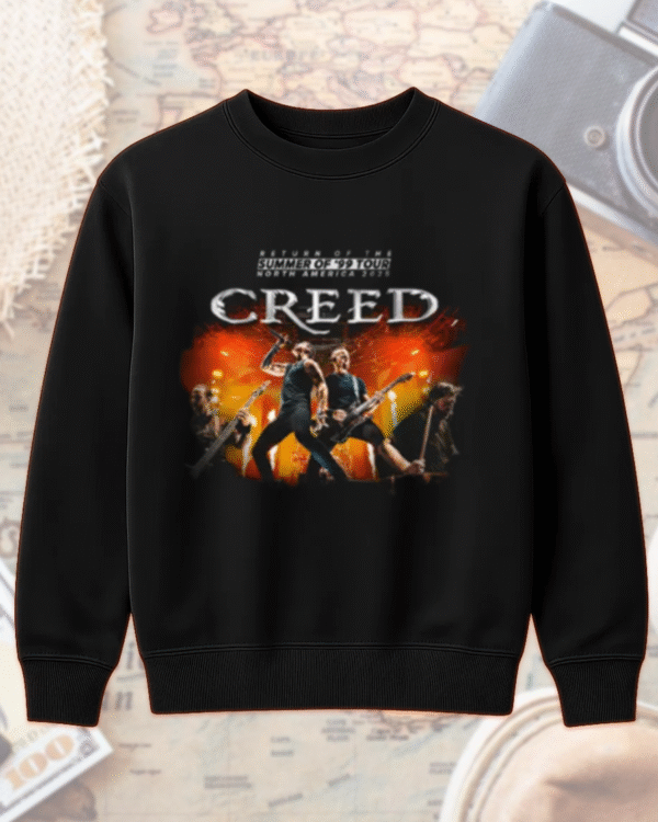 Creed Band 2025 Tour Summer of ’99 T-Shirt, Hoodie, Sweatshirt, Long Sleeve, Tank Top – Official Concert Merch & Fan Gift - Image 8