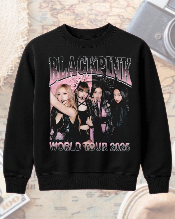2025 Blackpink World Tour T-Shirt, Hoodie, Sweatshirt, Long Sleeve, Tank Top – Kpop Blackpink Merch & Blink Gift - Image 8