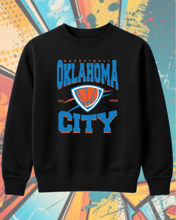 Oklahoma City Basketball SVG PNG Digital File – Instant Download for T-Shirt, Hoodie, Sweatshirt, Long Sleeve, Tank Top - Image 9