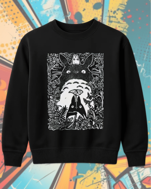 Vintage My Neighbor Totoro T-Shirt, Hoodie, Sweatshirt, Long Sleeve, Tank Top – Studio Ghibli Catbus Design for Anime Fans - Image 9