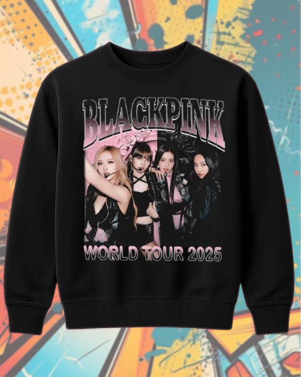 2025 Blackpink World Tour T-Shirt, Hoodie, Sweatshirt, Long Sleeve, Tank Top – Kpop Blackpink Merch & Blink Gift - Image 9