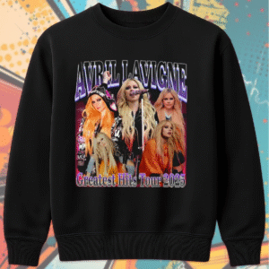 90s Vintage Avril Lavigne Bootleg T-Shirt, Sweatshirt, Long Sleeve, Tank Top, Hoodie – Avril Lavigne 2025 Tour Merch & Fan Shirt