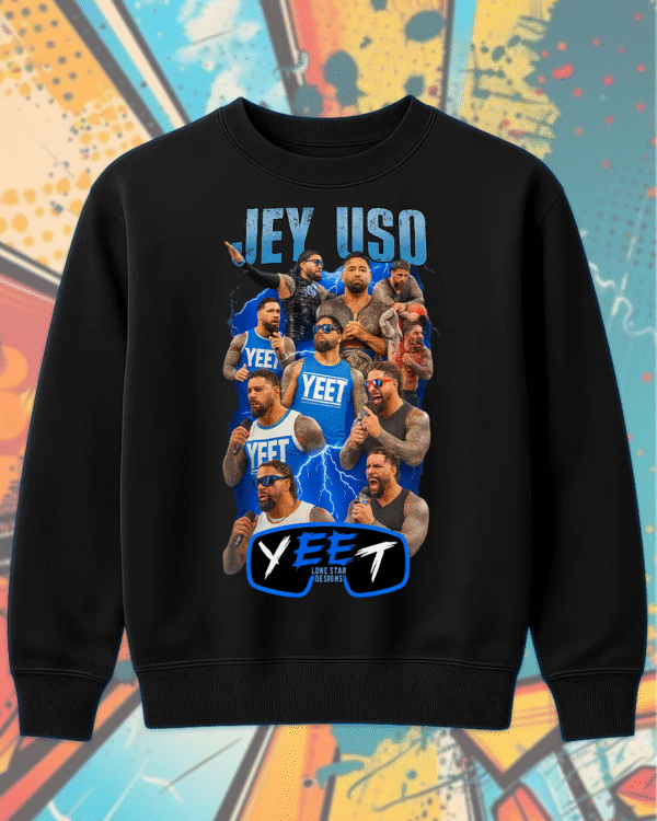 WWE Jey Uso WrestleMania Collage Digital Design for Sublimation DTF Screen Print – T-shirt, Hoodie, Sweatshirt, Long Sleeve, Tank Top - Image 9