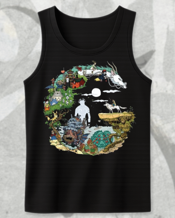 Spirited Away, My Neighbor Totoro, Howl's Moving Castle T-Shirt, Hoodie, Sweatshirt, Long Sleeve, Tank Top – Studio Ghibli Collection - Image 9