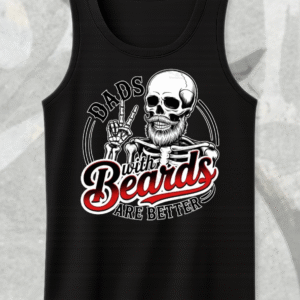 Dads With Beards Are Better Shirt Funny Skeleton Dad Tee, Hoodie, Sweatshirt, Tank | Cool Father’s Day Gift for Bearded Dads
