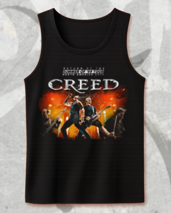 Creed Band 2025 Tour Summer of ’99 T-Shirt, Hoodie, Sweatshirt, Long Sleeve, Tank Top – Official Concert Merch & Fan Gift - Image 10