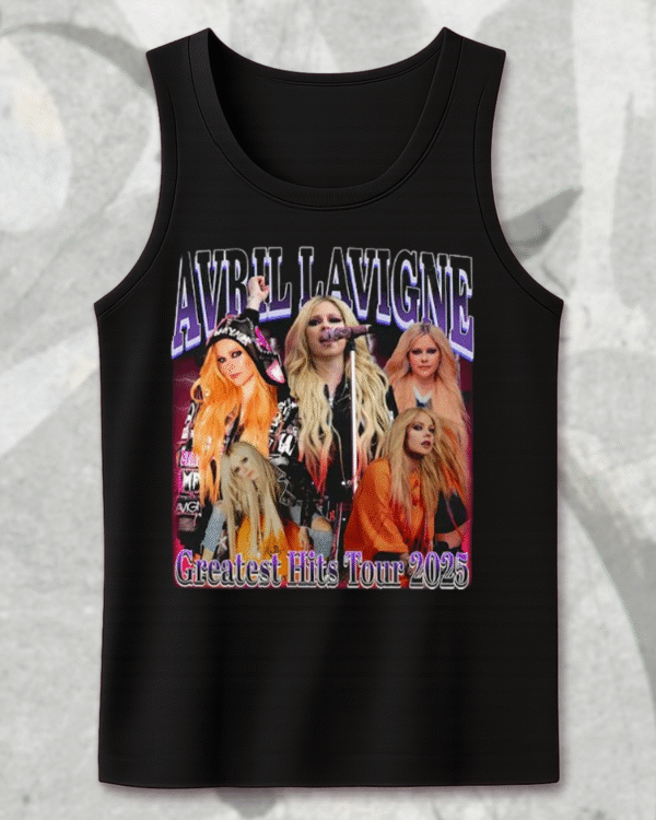 90s Vintage Avril Lavigne Bootleg T-Shirt, Sweatshirt, Long Sleeve, Tank Top, Hoodie – Avril Lavigne 2025 Tour Merch & Fan Shirt - Image 10