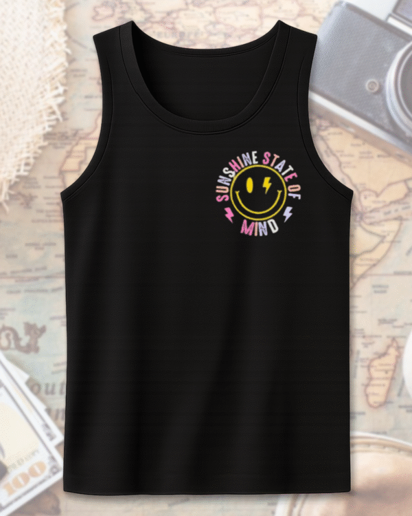 Sunshine State of Mind T-Shirt, Hoodie, Sweatshirt, Long Sleeve, Tank Top – Beach Life, Summer, Neon PNG Design - Image 10