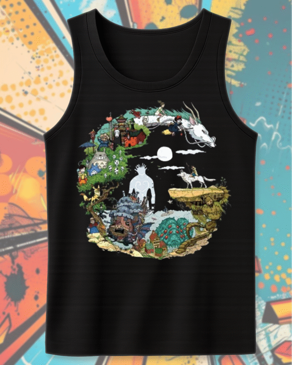 Spirited Away, My Neighbor Totoro, Howl's Moving Castle T-Shirt, Hoodie, Sweatshirt, Long Sleeve, Tank Top – Studio Ghibli Collection - Image 11