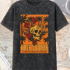 Guns N' Roses Bahrain 2025 Acid Wash T-Shirt & Hoodie – Al Dana Amphitheatre Concert Poster Art