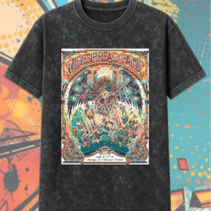 Widespread Panic 2025 Acid Wash Shirt or Hoodie – Chicago Theatre Poster by Juan Ma Orozco
