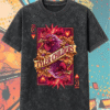 Tyler Childers Las Vegas 2025 Acid Wash T-Shirt – MGM Grand Cock Playing Card Poster Art