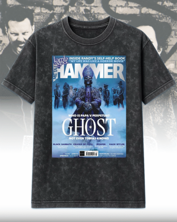 Ghost Satanized Metal Hammer 399 Premium Magazine Cover T-Shirt & Hoodie – Who Is Papa V Perpetua Ghost Not Even Tobias Knows - Image 3