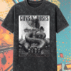 Guns N’ Roses Bangkok 2025 Acid Wash Tour T-Shirt / Hoodie – Black Poster Edition at Thunderdome Stadium