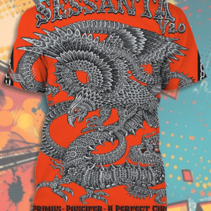 Sessanta V2.0 61st Birthday Tour Shirt – Emek 3D Dragon Art, June 6 2025 Cascades Amphitheater Tee, Hoodie, Tank Top, Long Sleeve