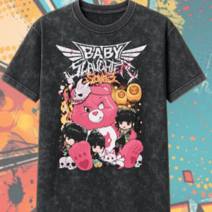 Babymetal x Slaughter To Prevail – Kawaii Brutality Crossover | Acid Wash T-Shirt & Hoodie | 2025 Fan Edition Merc