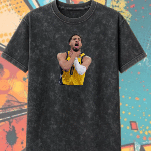 Tyrese Haliburton Choke Slam Shirt, NBA Playoffs 2025 Viral Meme Graphic, Acid Wash T-Shirt & Hoodie