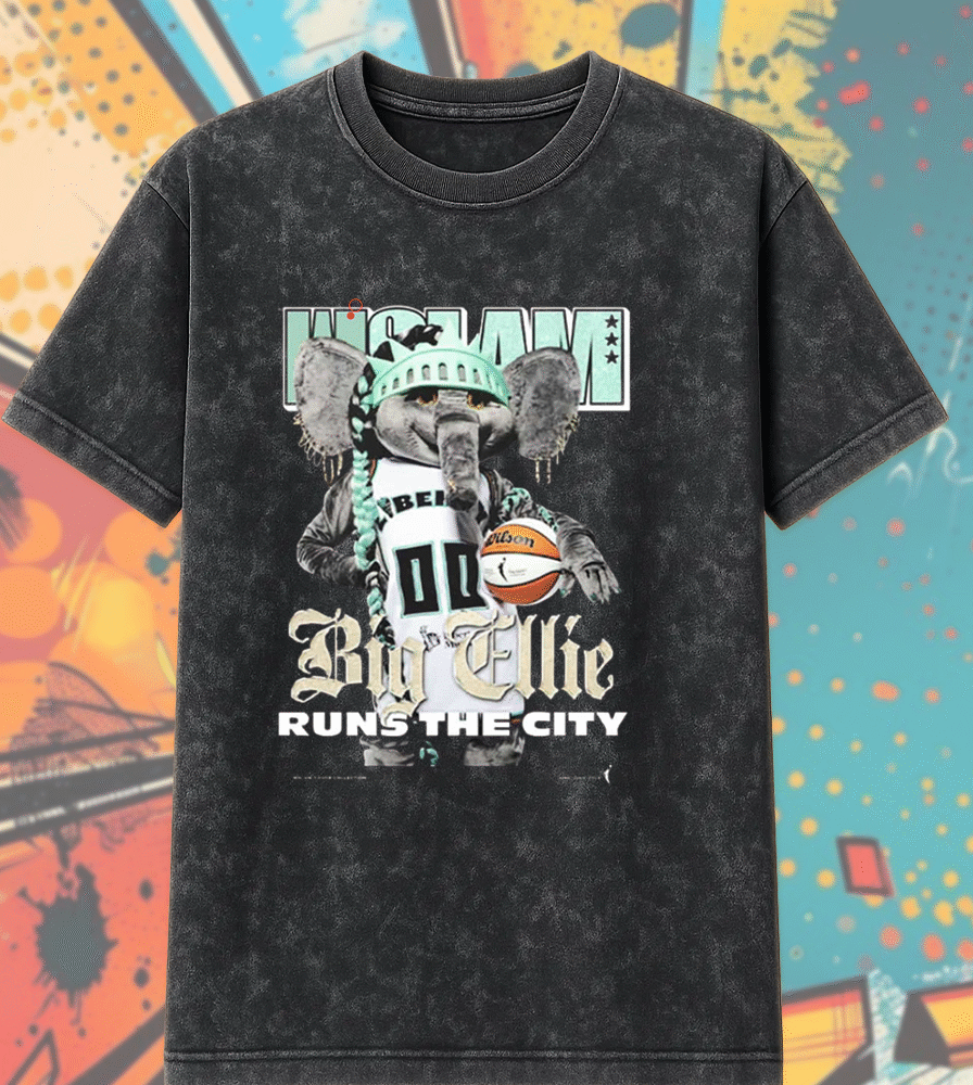 WSLAM 2025 Digital Cover – Big Ellie Runs The City Acid Wash Tee & Hoodie