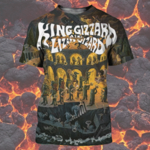 King Gizzard & The Lizard Wizard Phantom Island Shirt – Album Cover Art All Over Print T-Shirt, Hoodie, Long Sleeve, Tank Top | S–5XL