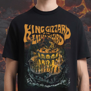 King Gizzard And The Lizard Wizard Phantom Island Album Cover Art T-Shirt, Hoodie, Long Sleeve, Sweatshirt, Tank Top (Unisex)