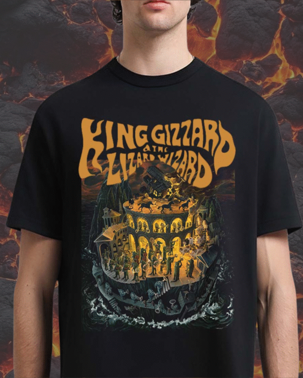 King Gizzard And The Lizard Wizard Phantom Island Album Cover Art T-Shirt, Hoodie, Long Sleeve, Sweatshirt, Tank Top (Unisex)