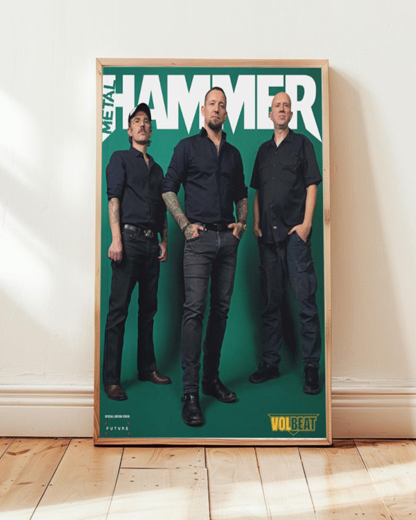 Volbeat x Metal Hammer Issue 401 Exclusive Magazine Cover Poster, Canvas – Rock Collectible Home Décor Print - Image 2