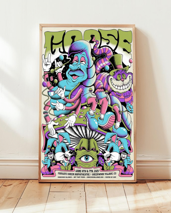 Goose Greenwood Village Colorado 2025 Poster Canvas – Fiddler’s Green Amphitheatre Concert June 6–7 - Image 2