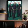 Volbeat x Metal Hammer Issue 401 Exclusive Magazine Cover Poster, Canvas – Rock Collectible Home Décor Print