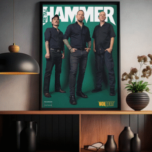 Volbeat x Metal Hammer Issue 401 Exclusive Magazine Cover Poster, Canvas – Rock Collectible Home Décor Print