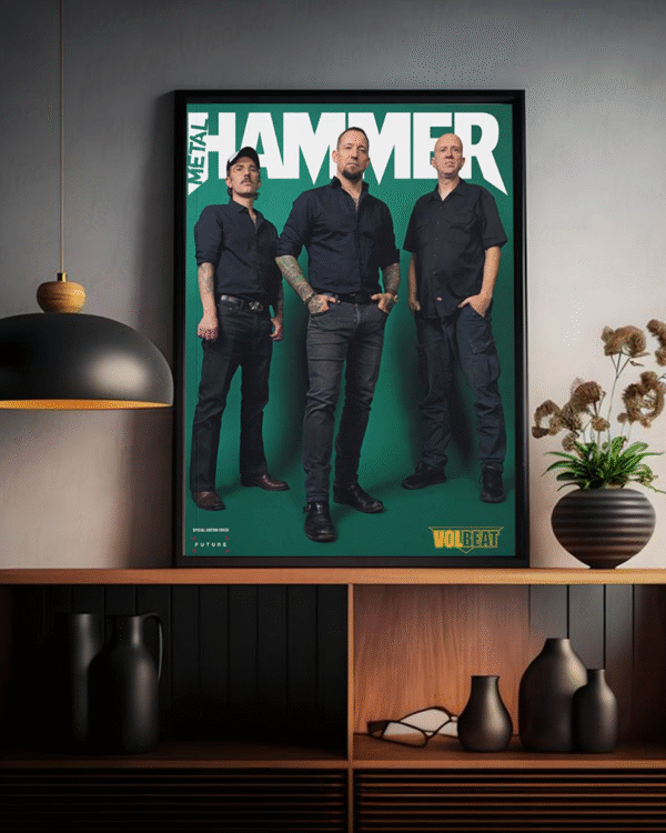 Volbeat x Metal Hammer Issue 401 Exclusive Magazine Cover Poster, Canvas – Rock Collectible Home Décor Print