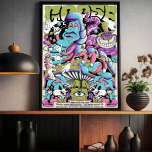 Goose Greenwood Village Colorado 2025 Poster Canvas – Fiddler’s Green Amphitheatre Concert June 6–7