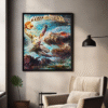 Helloween Giants & Monsters Cover Artwork Home Decor Poster Canvas