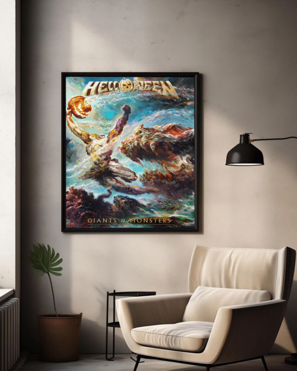 Helloween Giants & Monsters Cover Artwork Home Decor Poster Canvas