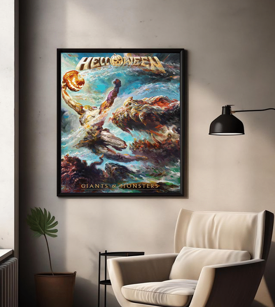 Helloween Giants & Monsters Cover Artwork Home Decor Poster Canvas