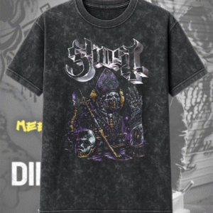 Ghost Papa V “Perpetua” Acid Wash T-Shirt & Hoodie – Limited Edition Heavy Metal Fan Merch