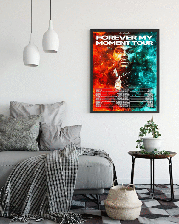 Tee Grizzley Forever My Moment Tour 2025 Poster Canvas – North American Dates & Cities – Hip-Hop Tour Wall Art - Image 3