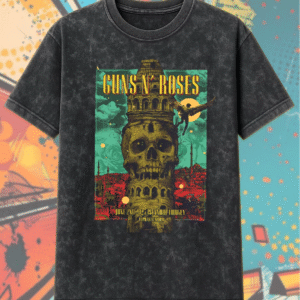 Guns N’ Roses Istanbul 2025 Acid Wash T-Shirt / Hoodie – Tupras Stadium June 2 Concert Tour Merch