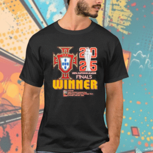 Portugal 2025 UEFA Nations League Final Winners T-Shirt – Commemorative Trophy Design