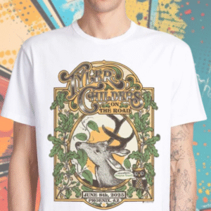 Tyler Childers Phoenix Arizona 2025 Concert Poster T-Shirt – Talking Stick Resort Amphitheatre, June 8, 2025