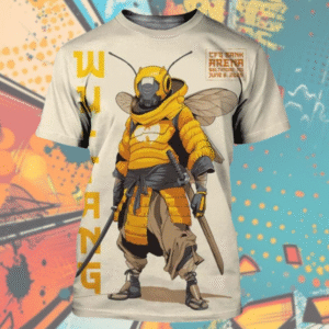 Wu-Tang Clan x Metallica Killer Bee Artwork All Over Print T-Shirt, Hoodie, Long Sleeve, Tank Top – Baltimore, MD, June 6, 2025