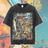 Metallica Black Rock T-shirt with Big Logo – Pirate Skull Design (Raymond James Stadium, Tampa FL June 8, 2025)