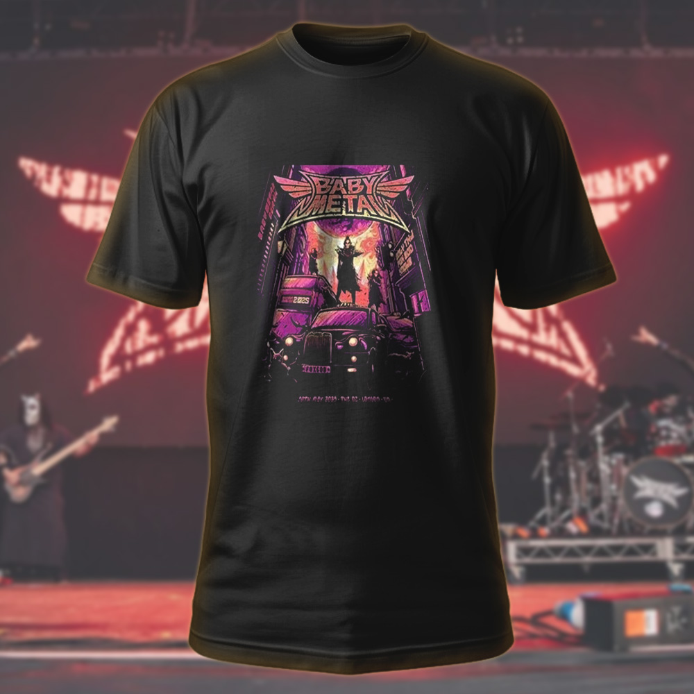 BABYMETAL World Tour 2025 T-Shirt – London Poster Edition