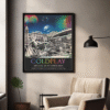 Coldplay Denver 2025 Poster – Music of the Spheres Tour Canvas Print | Empower Field at Mile High